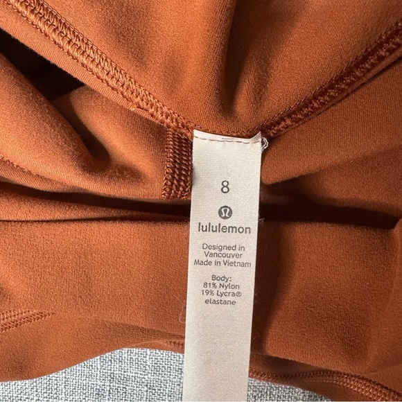 Lululemon Align High Rise Pant Leggings Rustic Clay Size 8 - Picture 11 of 12